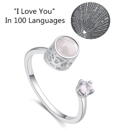 Anillo te quiero en 100 idiomas hot sale